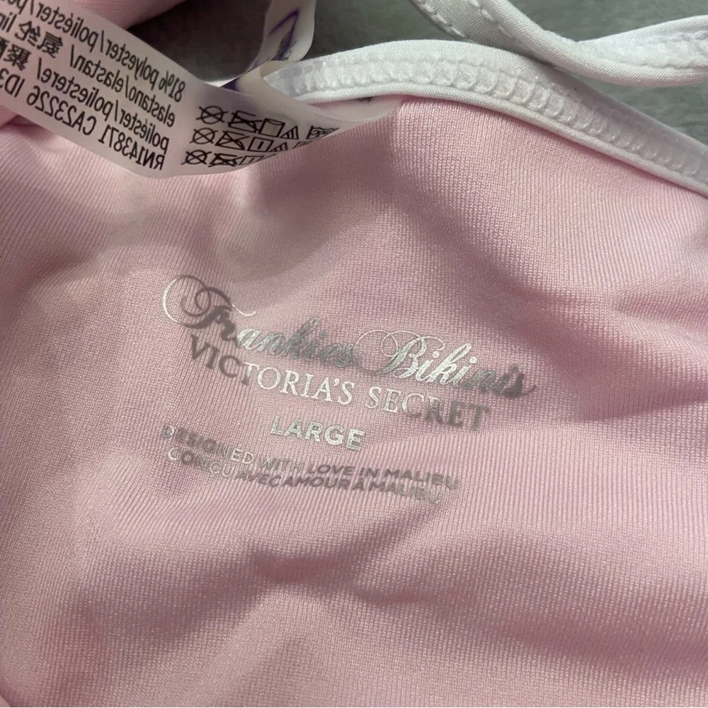 New! Frankie’s bikinis Amalia one piece monokini pink heart 27761